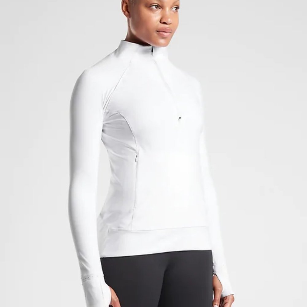 NWT Athleta Women's Whittier Peak Half Zip